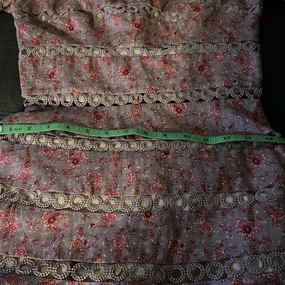 NWT ZIMMERMANN CIRCLE TRIM PRINT DRESS - Picture 12 of 13